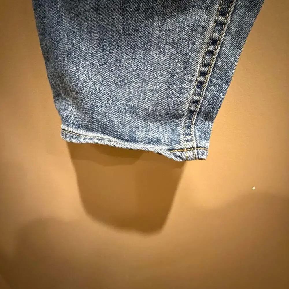 Old Navy Perfect Straight Mid-Rise Blue Jeans Women's Size 10